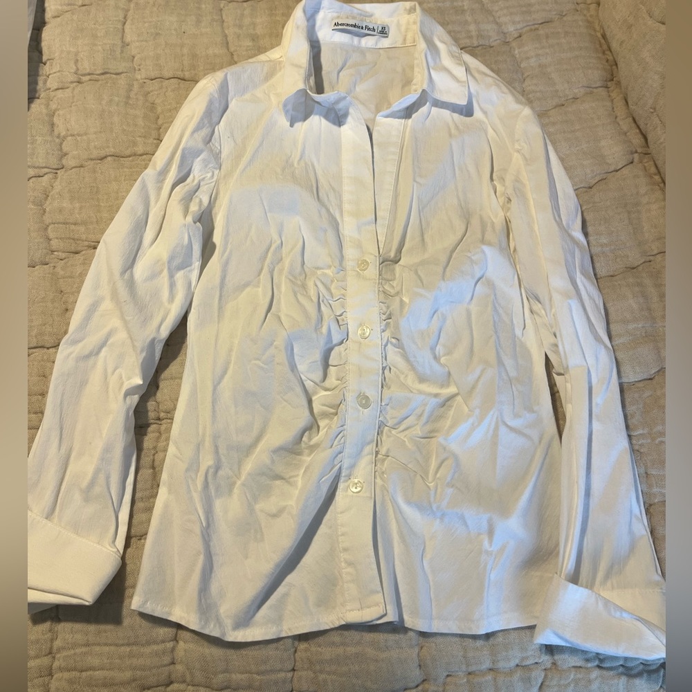Abercrombie white button down